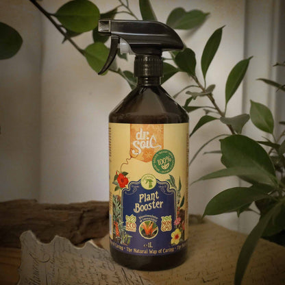 Dr.Soil PLANT BOOSTER, biostimulator al imunitatii plantelor, solutie gata de utilizare cu pulverizator de 1 litru